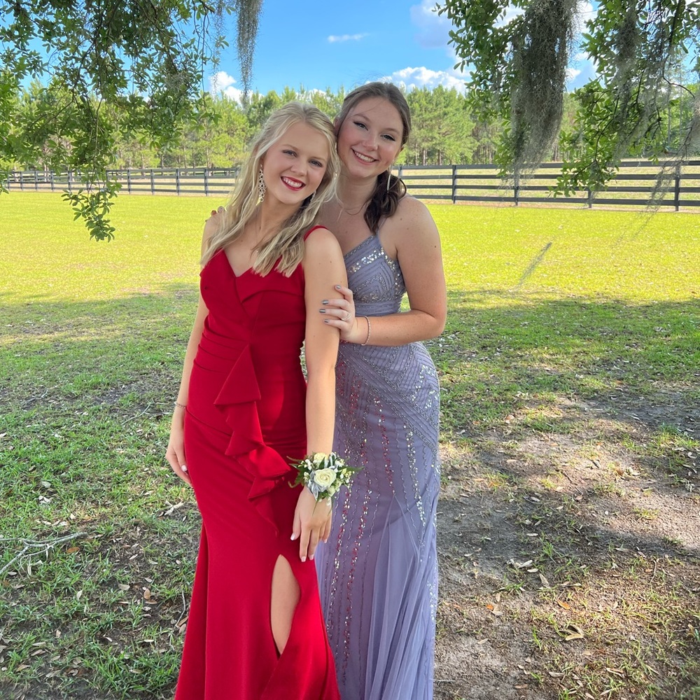 red formal/prom dress